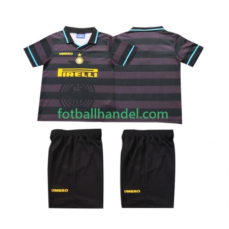 Barn Fotballdrakter Inter Milan Tredje Retro 1997 1998 Kortermet